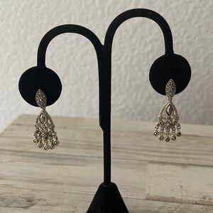 Beautiful Judith Jack Silver Marcasite Earrings.
